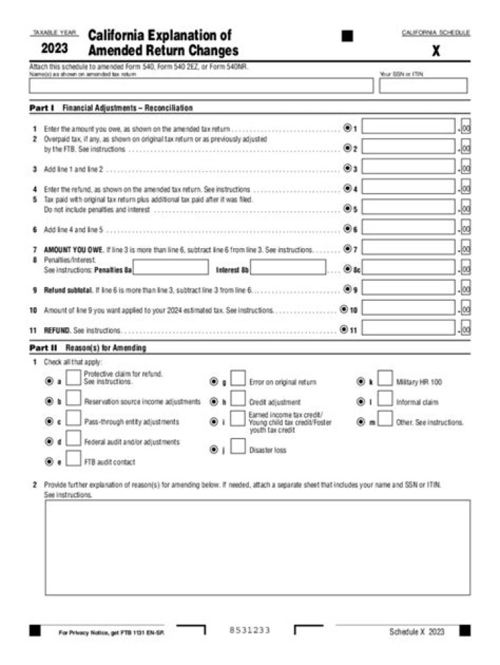 Can you electronically file a California amended return?