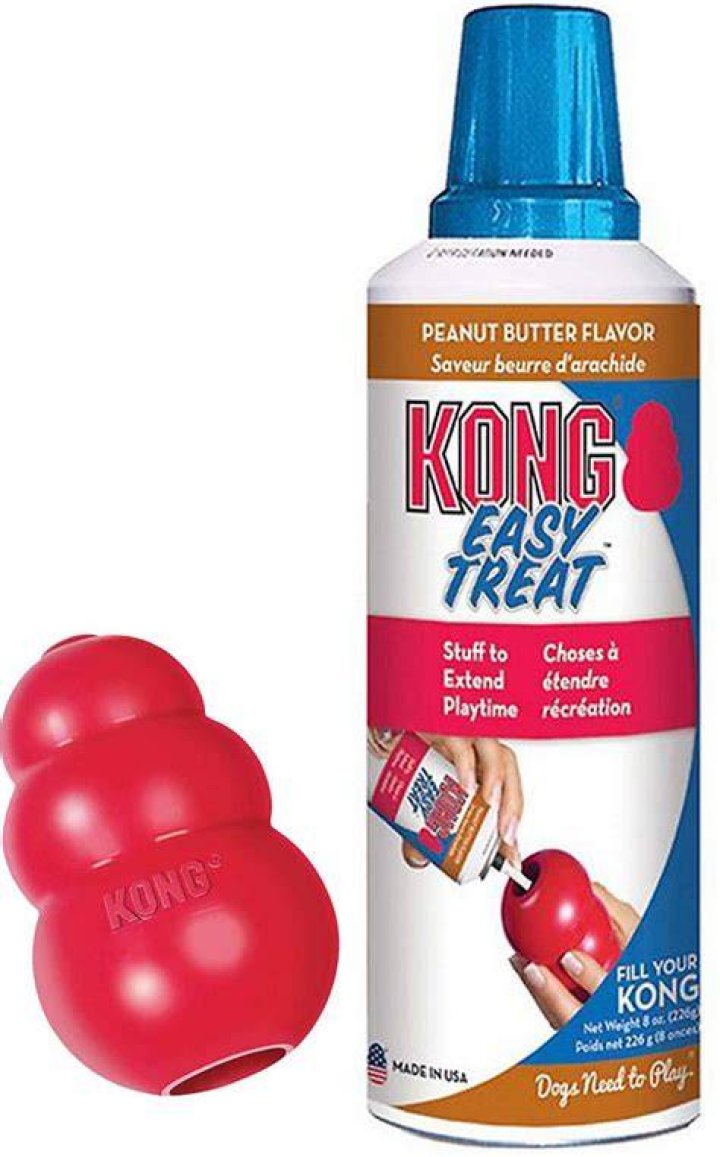 Can you fill a Kong with just peanut butter?