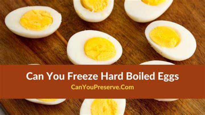 Can you freeze hard-boiled eggs?