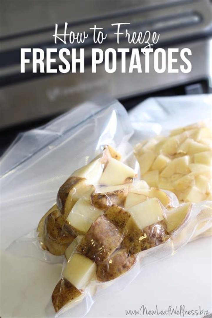 Can you freeze peeled raw potatoes?