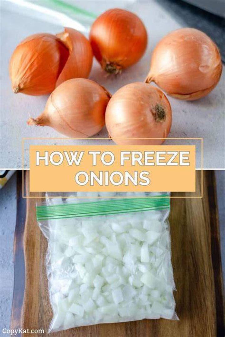 Can you freeze whole onions?