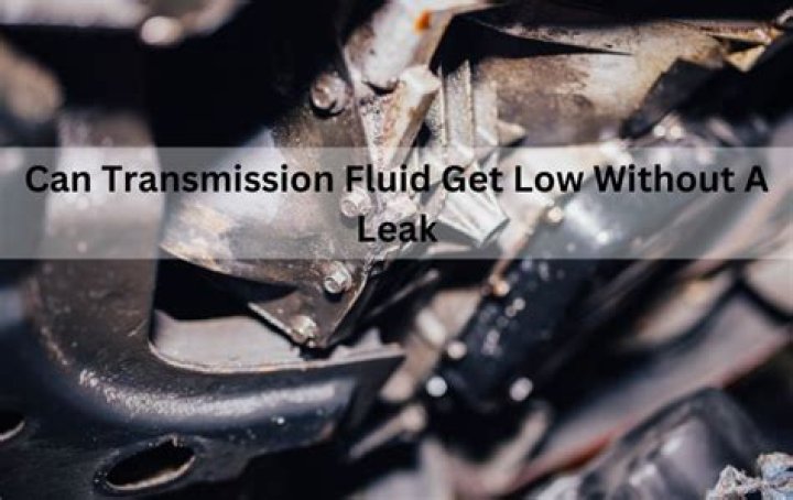 Can you lose transmission fluid without a leak?