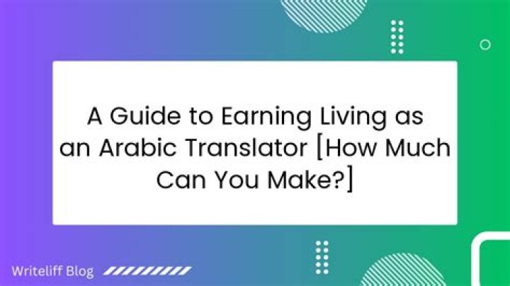 Can you make a living as a translator?