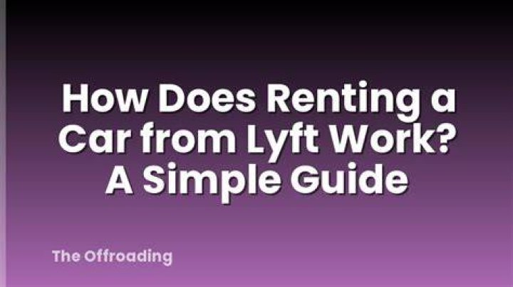 Can you make money renting a car from LYFT?