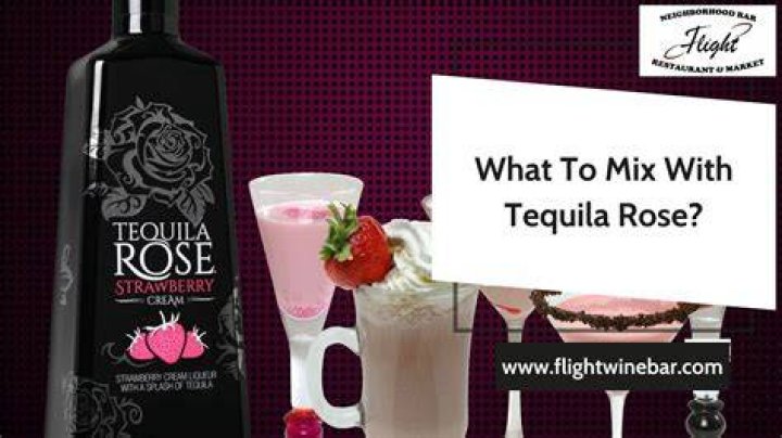 Can you mix Tequila Rose and milk?