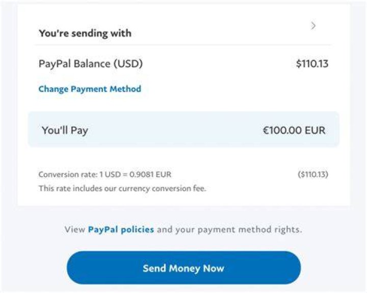Can you pay euros on PayPal?