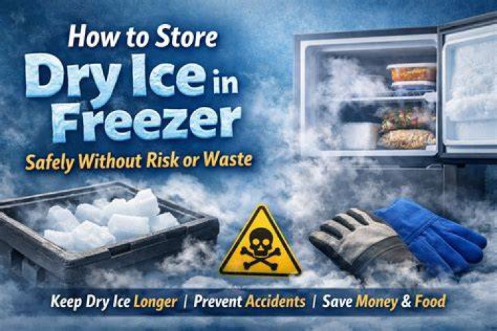 Can you put dry ice in a chest freezer?