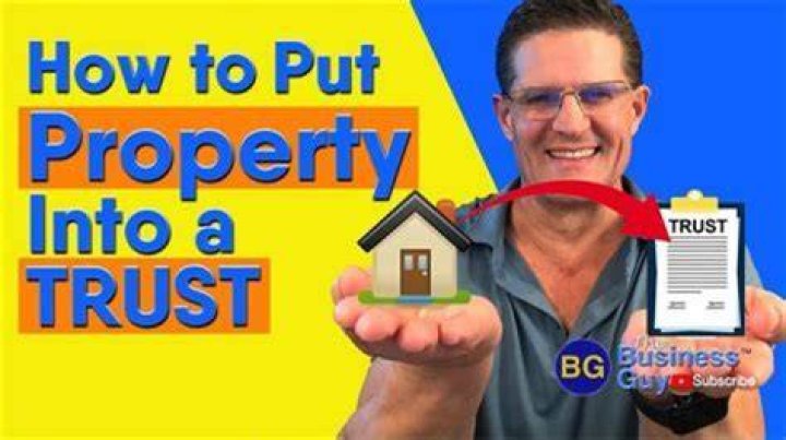 Can you put rental income into a trust?