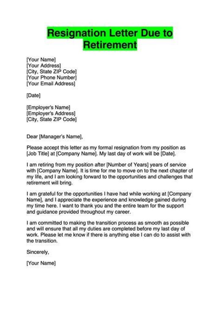 Can you resign retire?