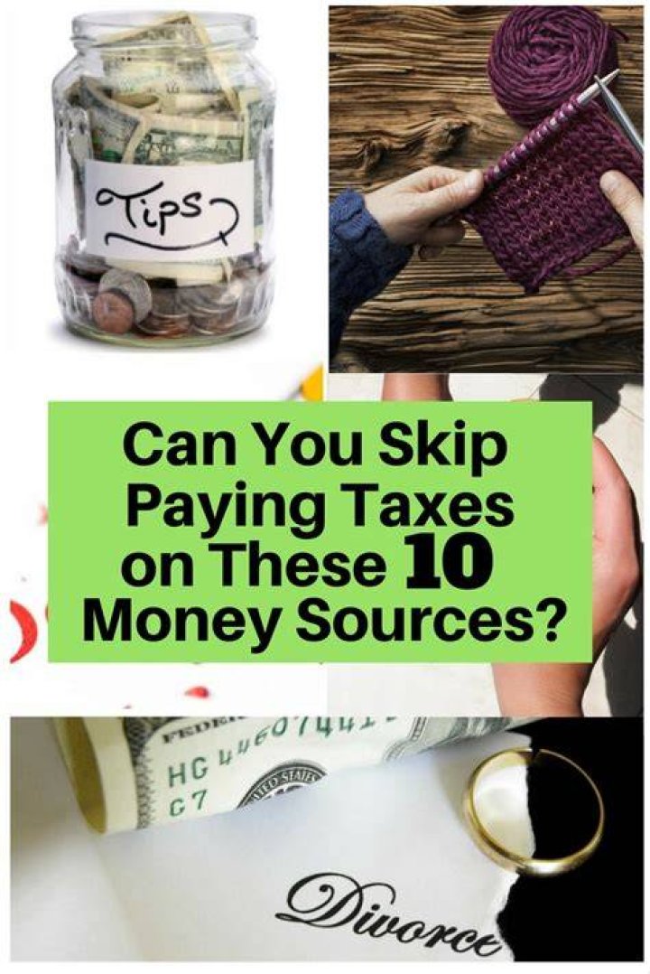 Can you skip paying taxes?
