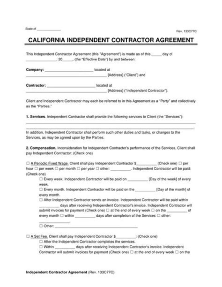Can you tell an independent contractor where to work?