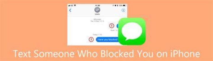 Can you text someone you blocked iPhone?