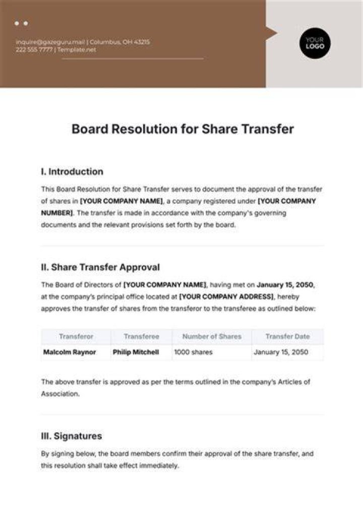 Can you transfer shares from husband to wife?