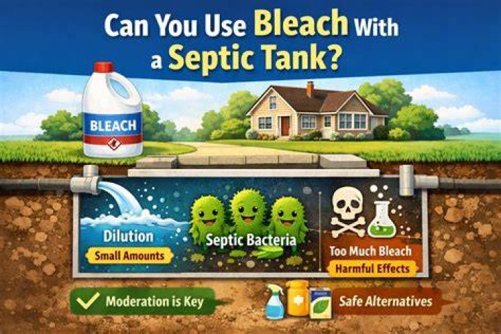Can you use bleach if you have a septic tank?