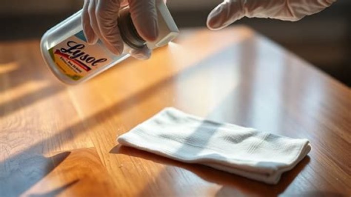 Can you use Lysol on eating surfaces?