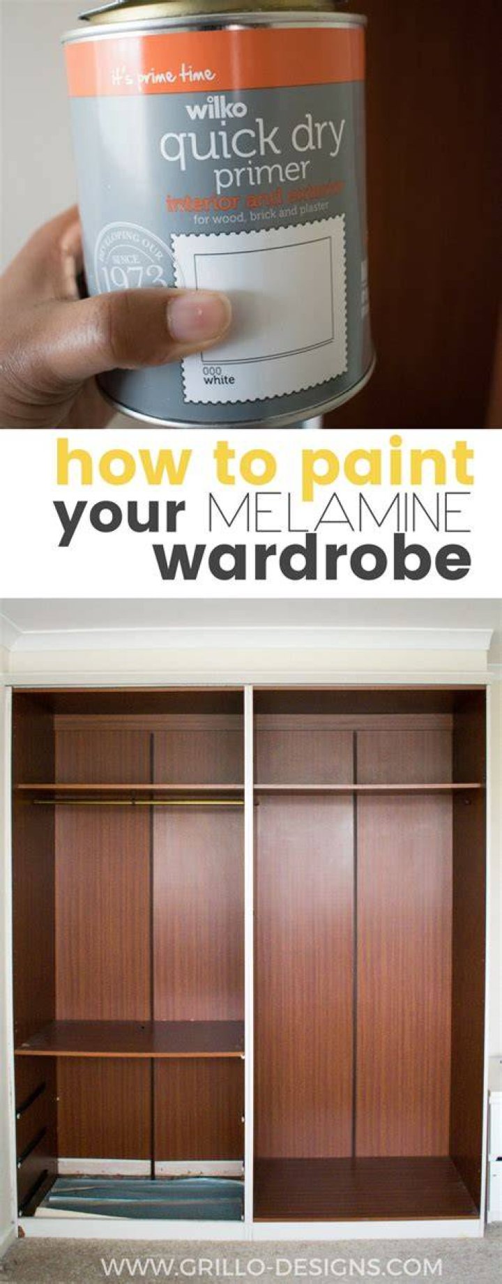 Can you use melamine paint on wood?