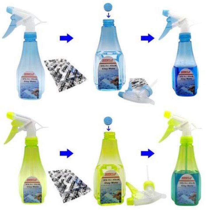 Can you use soapy water as a clay bar lubricant?