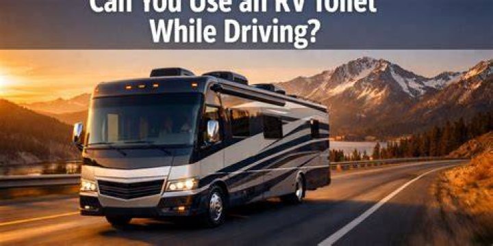 Can you use the toilet in an RV while driving?