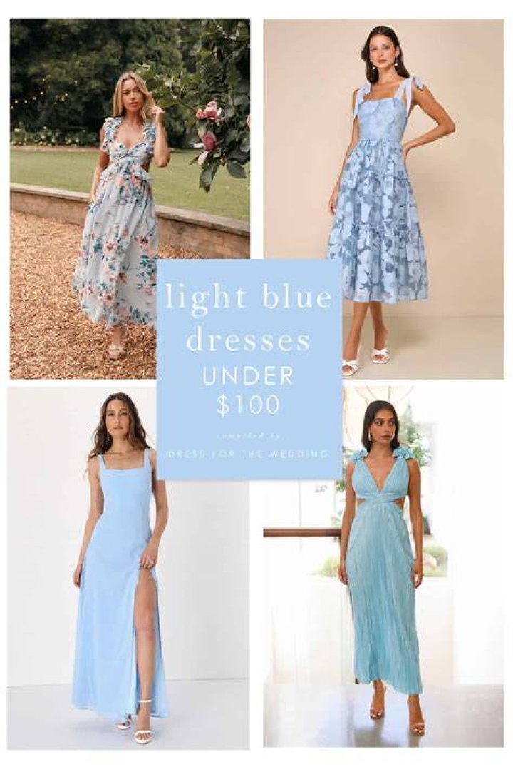 Can you wear baby blue to a wedding?
