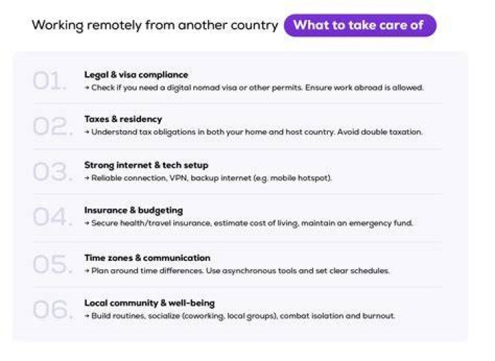 Can you work remotely in another EU country?