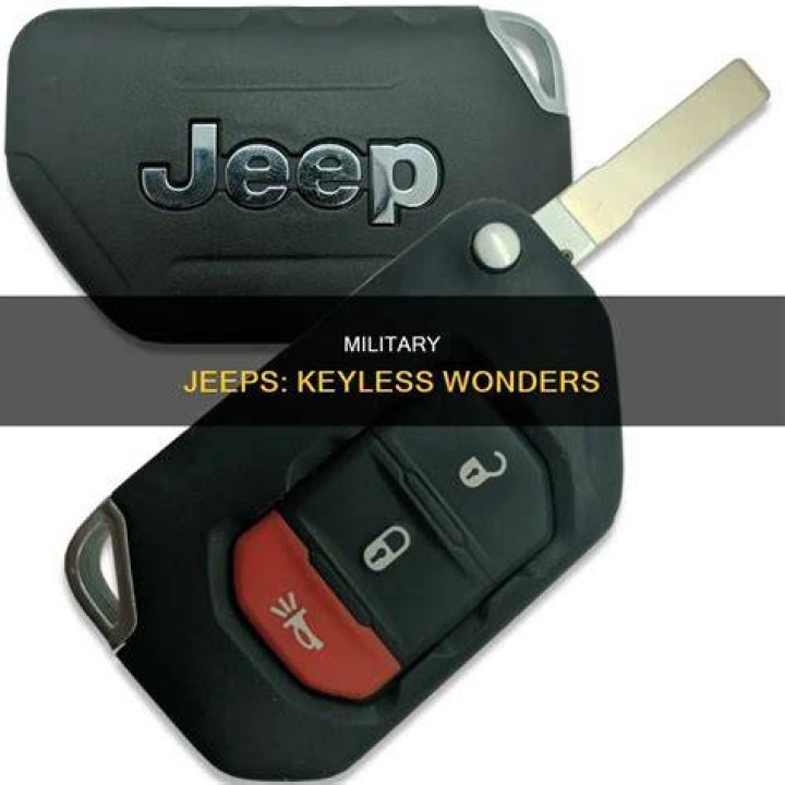 Did army jeeps have keys?