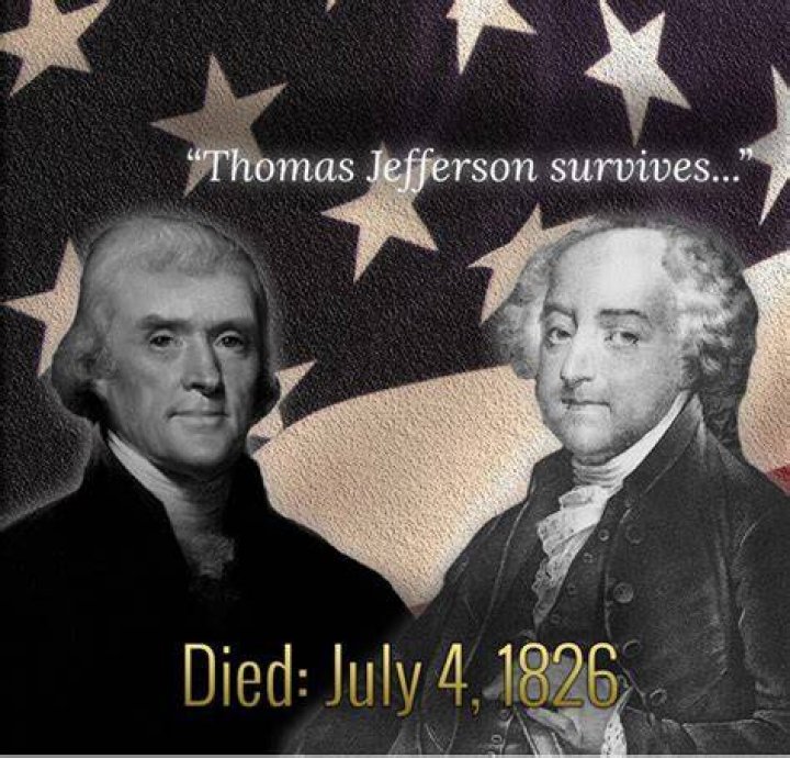 Did John Adams and Jefferson die on the same day?