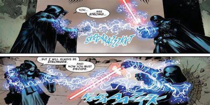 Did Palpatine make Vader weaker?