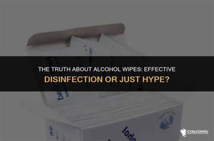 Do alcohol wipes damage surfaces?