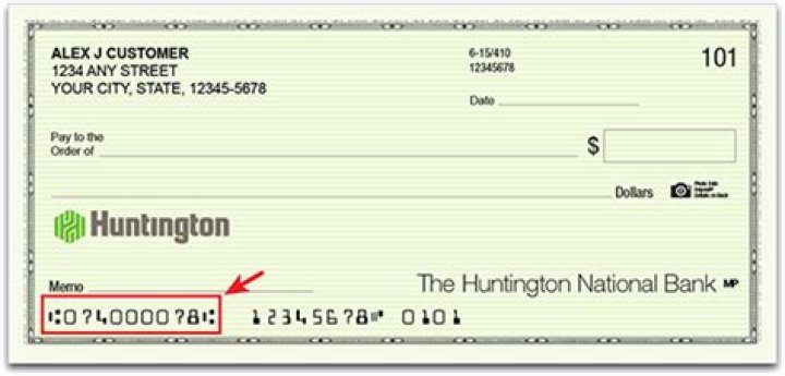 Do all Huntington Banks have the same routing number?