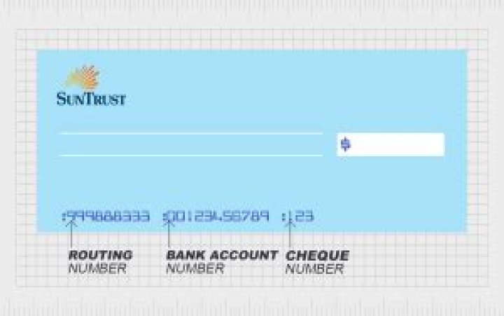 Do all SunTrust accounts have the same routing number?