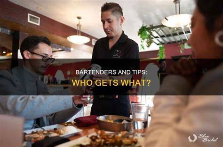 Do bartenders have to share their tips?