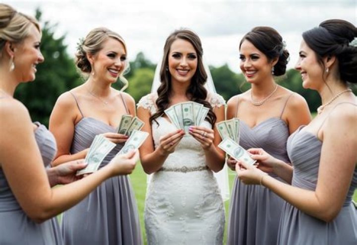 Do bridesmaids give money at the wedding?