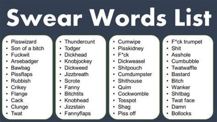 Do British swear a lot?