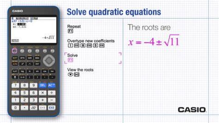 Do calculators solve equations?