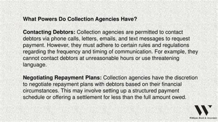 Do Collection agencies call you?