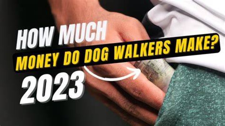 Do dog walkers get paid in cash?