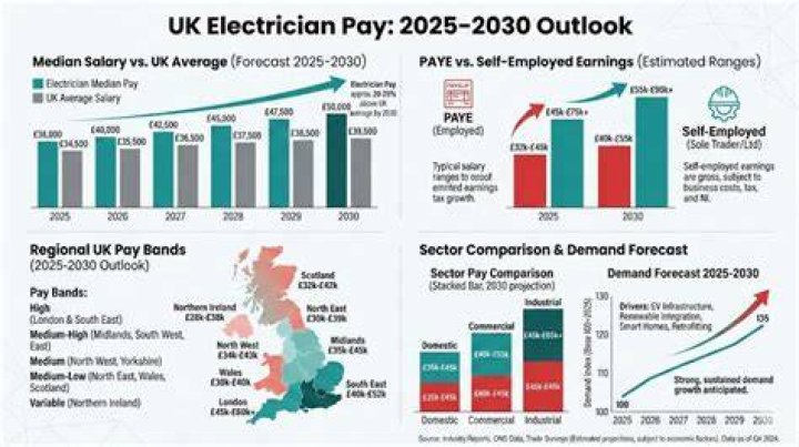 Do electricians get paid well UK?
