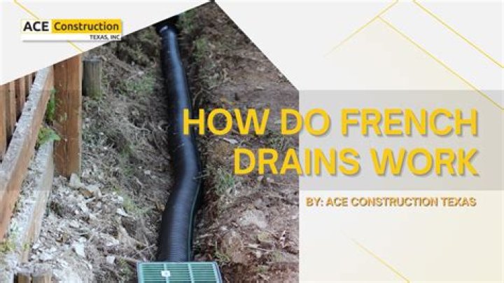 Do French drains have to have an outlet?