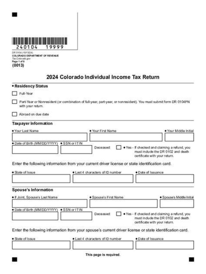 Do I have to file a Colorado business tax return?