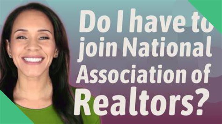 Do I have to join National Association of Realtors?