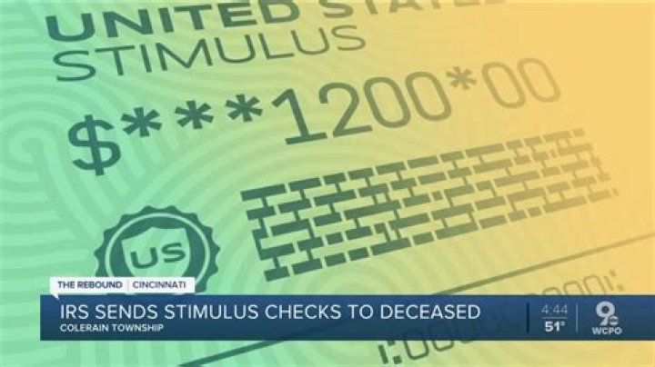 Do I have to pay back stimulus check for deceased spouse?