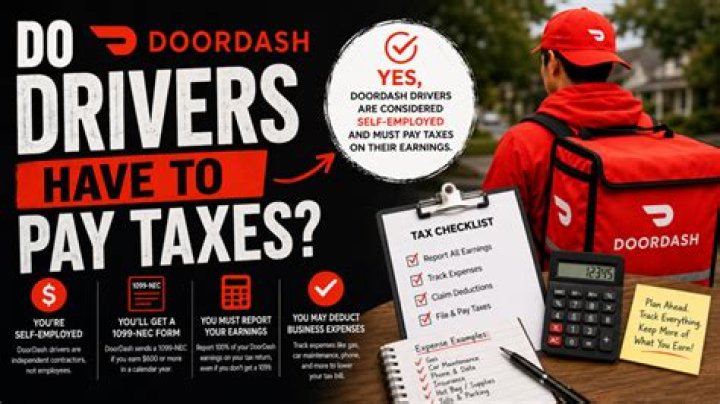 Do I have to pay taxes for DoorDash?