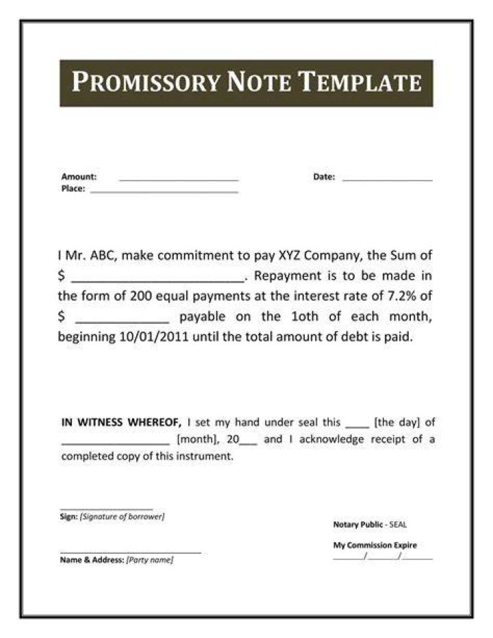 Do I have to pay taxes on promissory note?