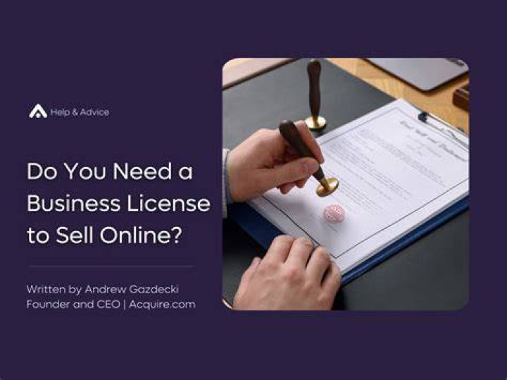 Do I need a business license to sell online in NJ?