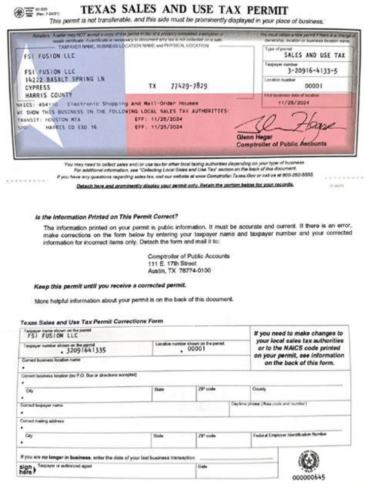 Do I need a sales tax permit in Texas to sell online?