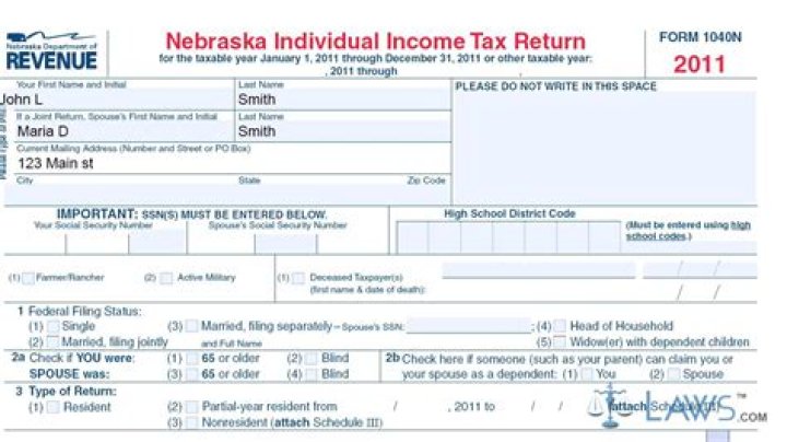 Do I need to attach my federal return to my Nebraska return?