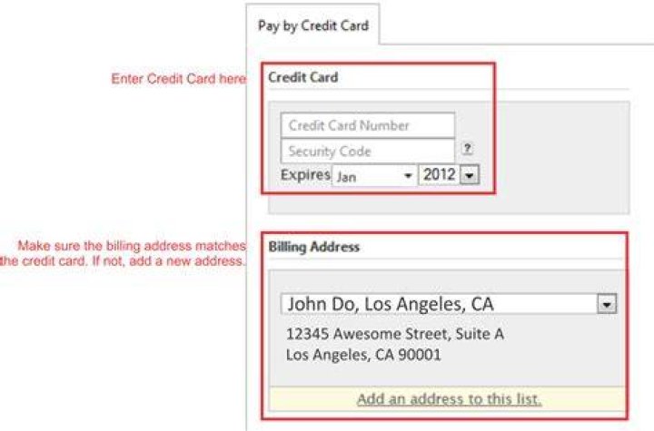 Do I need to change my credit card billing address?