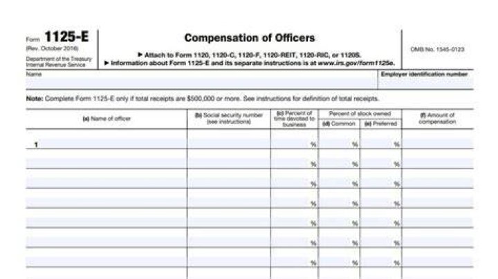 Do I need to file 1125-E?