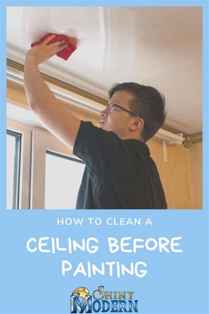 Do I need to wash ceiling before painting?