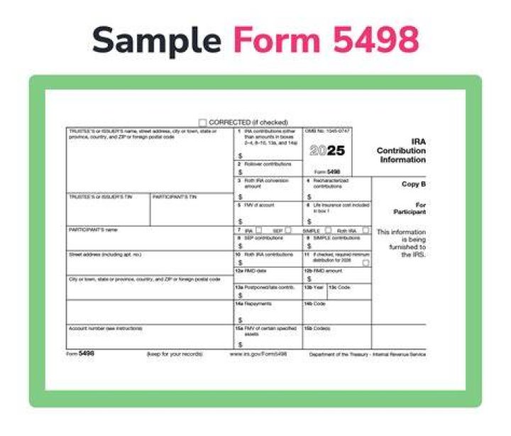 Do I report a form 5498 on my taxes?
